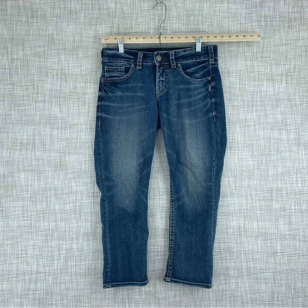 SILVER Suki Cropped Jeans